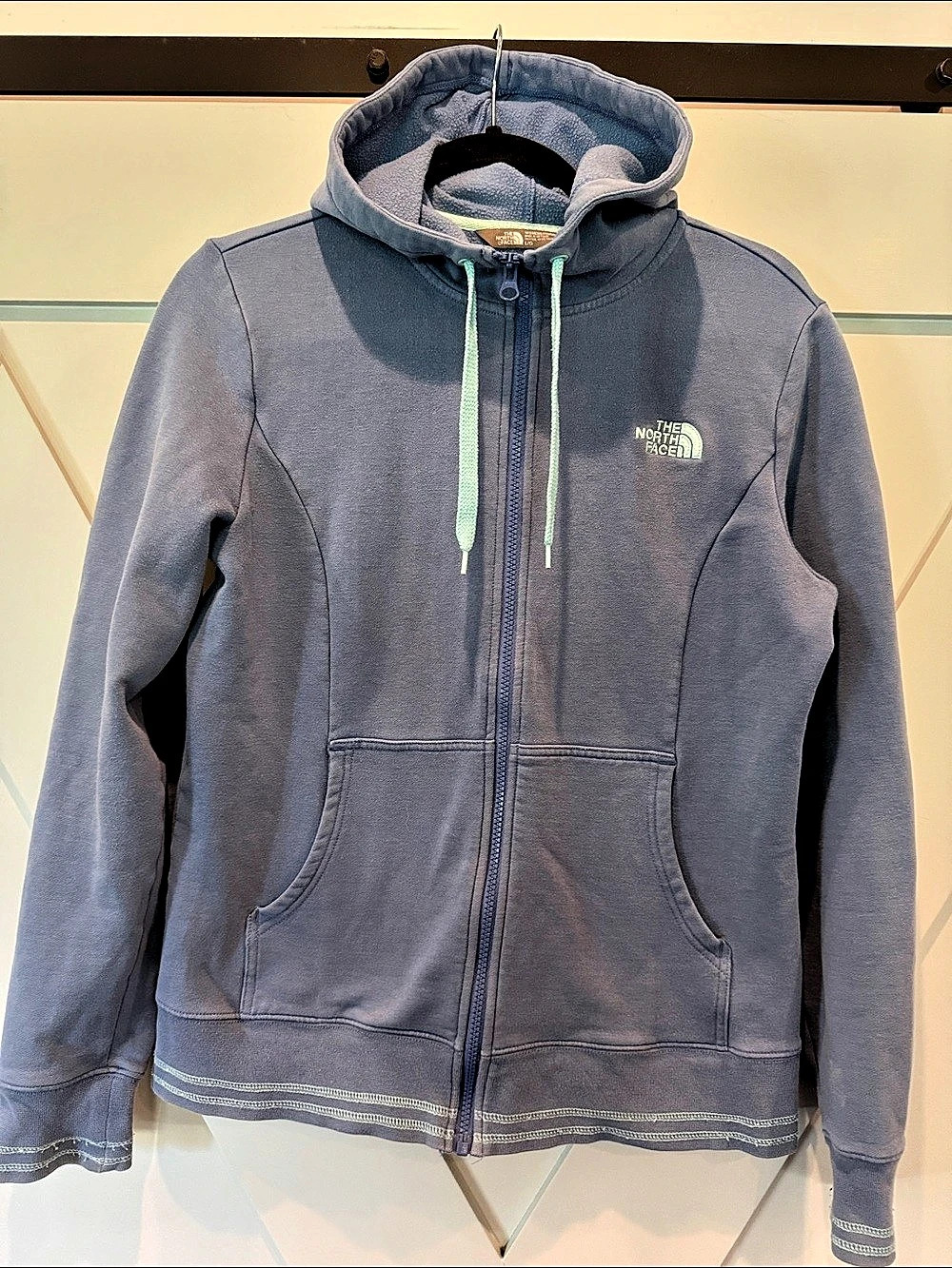 The North Face Women's Evolution Simple Dome Full-Zip Hoodie Blue Large